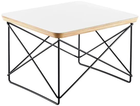 Vitra Occasional LTR Sengebord Hvid/Sort